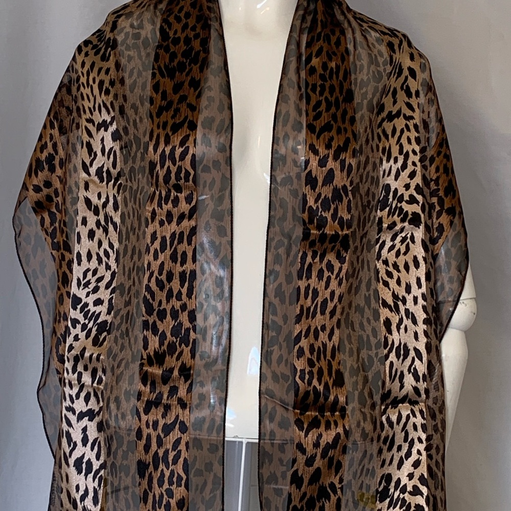 Vintage animal, print scarf